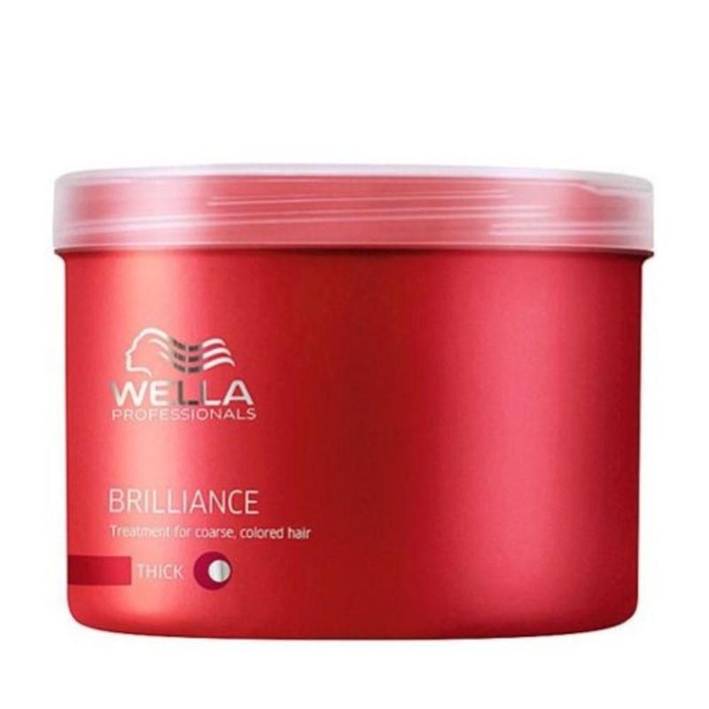 Wella Brilliance Máscara Cabelo Normal A Grossos 500Ml - Máscara ...