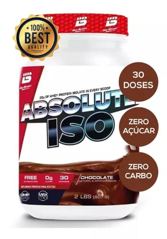 Whey Isolado Original (Absolute Iso) 100 Puro Bio Sport Zero Carbo