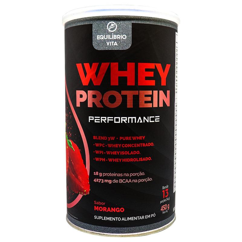 Whey Protein Equilíbrio Vita Sabor Morango 450G - Equilibrio Vita ...