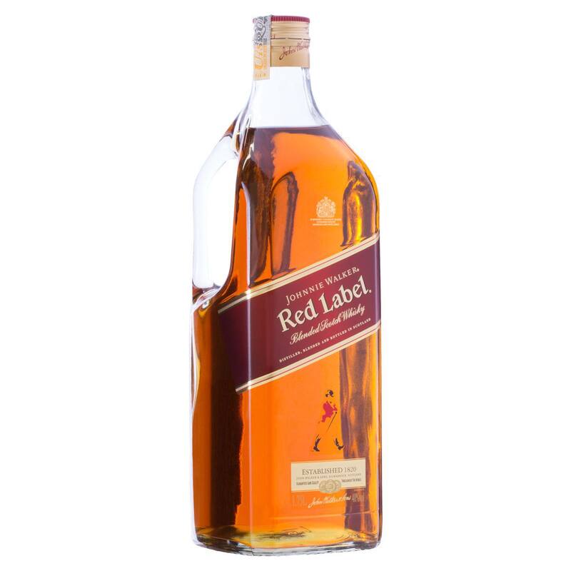 Whisky Johnnie Walker Red Label Garrafa 1,75l - Bebidas - Magazine Luiza